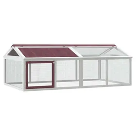 Comparer les prix de VIDAXL Enclos animaux moka - Article pour animaux - 200x1125x74 cm bois massif de pin BONNE320