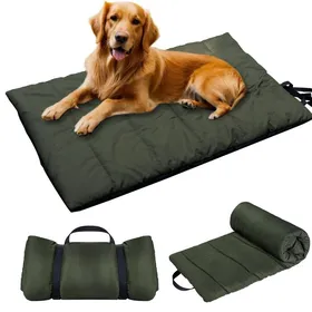 Comparer les prix de Lit pour chien dextérieur 110 x 68 cm Lavable machine Tapis antidérapant Convient une utilisation à lintérieur et à lextérieur