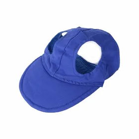 Comparer les prix de Casquette de baseball pour animaux - Phoesky - Imprimée - Protection solaire - Visière - Décontracté - Bleu - Taille S