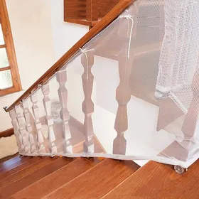 Comparer les prix de Filet de sécurité pour Enfants – Filet de Protection Durable pour Balcon Facile à Installer et à Utiliser avec des Cordes