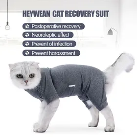 Meilleurs prix pour SALUTUYA Costume de récupération de chat Cat de récupération de chat 4 pattes animalerie ensemble Gris clair L pour 155-160 cm