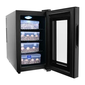 Meilleurs prix pour Incubateur pour animaux de compagnie rampant - 23L - Température réglable : 10-40°C - Précision de la température : ±1,5°C - Noir