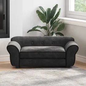 Comparer les prix de SALE 2026 Boîte de rangement de jardin Noir - Canapé pour chien Noir 72x45x30cm Peluche PRO654613723