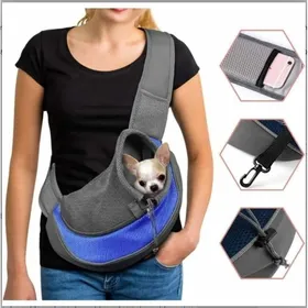 Comparer les prix de Sac bandoulire sac de transport portable pour animaux de compagnie pochette en filet petits animaux Label