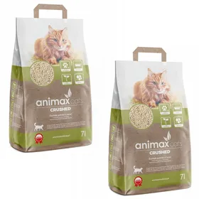 Comparer les prix de Litière agglomérante classique broyée 2x 7 litres Animax