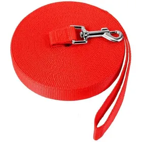 Comparer les prix de Longe pour Chien30mLaisse de Dressage Longue pour Chien avec Poignée pour Chiens de Petites à Grandes Taille Rouge Label
