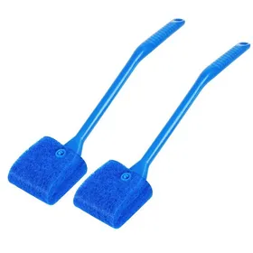 Comparer les prix de Brosse de Nettoyage Aquarium 2PCS Grattoir Algues avec 40cm Manche Raclette Aquarium Réutilisable Nettoyeur Verre Fenêtre