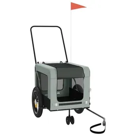 Comparer les prix de Style minimaliste - 1xPoussette animaux - max 30 kg - Remorque de vélo pour animaux de compagnie gris et noir - pour jardin df409174