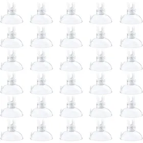 Meilleurs prix pour 30 Pièces Ventouse Transparente pour Aquarium Pompe avec Porte-Tube Clips Pinces pour Poissons，5*25MM