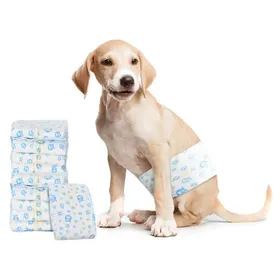 Meilleurs prix pour [84225]Protection Hygiénique Jetable pour Chien Mâle 30 pcs Blanc LPoids:1.11 Kg