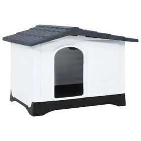 Comparer les prix de Automne/hiverNiche pour chien Gris 905x68x66cm Polypropylène - HAuteur:66cm - Grande Taille &FR_605641