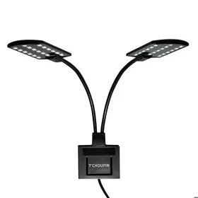 Comparer les prix de Éclairage Aquarium - TCHOUPIN - 36 LED - Doux pour les yeux - Dissipation thermique accélérée - Pour les aquariums de 30 à 60 cm