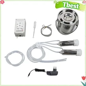 Comparer les prix de Tbest Machine à traire sous vide à pulsation de chèvre Machine à Traire électrique Portable Pour Chèvres animalerie kit Prise UE