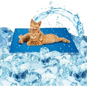 Comparer les prix de Tapis rafraîchissant 90x50cm pour chats & chiens – imperméable facile à nettoyer