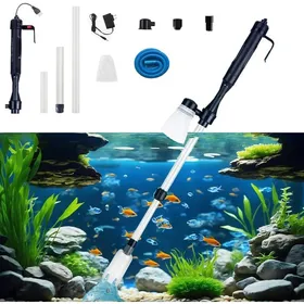 Comparer les prix de Nettoyeur daquarium outil électrique de nettoyage pour aquarium kit de nettoyage pour aquarium – Convient au nettoyage du sable