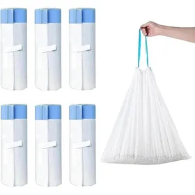 Meilleurs prix pour 90 Sac Litiere Chat avec Poignée 550 x 300 mm Sac Poubelle pour Litiere Chat Autonettoyante Durables Résistants 6 rouleaux