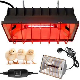 Meilleurs prix pour Lampe chauffante - Rayon infrarouge rouge Thermostat automatique - Poulailler et élevage - 175 W