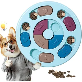 Comparer les prix de Jouets éducatifs pour chiens jouets interactifs pour augmenter le QI et soulager lanxiété des chiots lavables et résistants