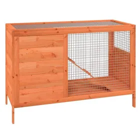 Meilleurs prix pour Clapier 103 x 44 x 695 cm bois de pin massif marron 02_0041935