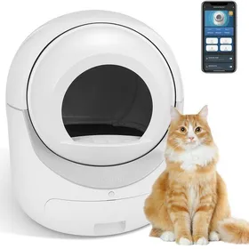 Comparer les prix de Bac à litière intelligent, bol pour chat, silencieux, boutons LED,fonction d'aromathérapie, adapté pour plusieurs chats