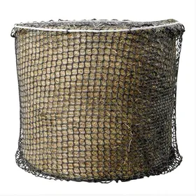Meilleurs prix pour Grand Filet à Foin pour Chevaux Filet Foin Botte Ronde Diamètre 150cm Hauteur 150cm Maille 45cm x 45cm Filet à Foin 150mm