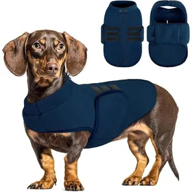 Meilleurs prix pour Pull Chien Poire avec Trou Harnais Manteau Chien Petite Taille Poire Chiens Moyen Et Grand Taille Bleu marine M M PULL - GILET