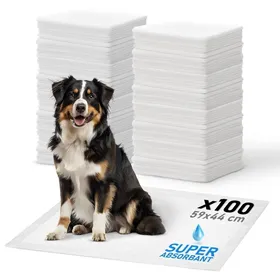 Comparer les prix de Iris Ohyama Tapis déducation et dressage pour chiens et chiots de 5 kg maximum - Pet Pad - NS-100W Blanc