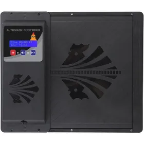 Meilleurs prix pour Porte Poulailler Automatique Anti-Pincement Minuterie LED Programmable Installation Facile Noir