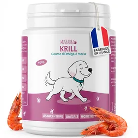 Comparer les prix de Museau & Co - Krill - Oméga-3 premium pour chiens et chats