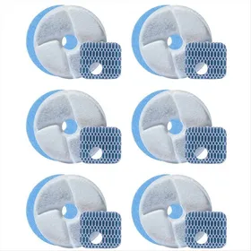 Meilleurs prix pour Lot de 6 Filtres pour à Eau pour Chat Diamètre 4 1 Pouces pour Remplacement Automatique Du Filtre de pour Animaux de Compagnie