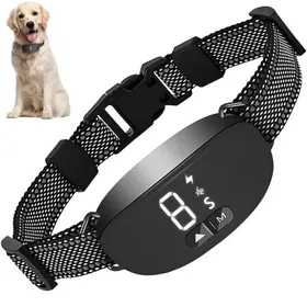 Comparer les prix de Collier Anti-Aboiement Chien - NEW - Collier Electrique - 3 Modes - 7 Niveaux - IP67 Étanche blanc COLLIER ANTI-ABOIEMENT