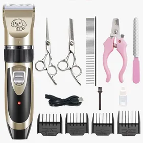 Comparer les prix de Rechargeable tondeuse professionnelle pour animaux de compagnie avec accessoires , amovibles et lavables , pour chiens, chats