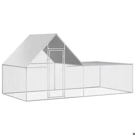 Comparer les prix de SWEET®Enclos Extérieur Volière Chenil Poulailler 4x2x2 m Acier galvanisé EU26_130455