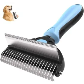 Meilleurs prix pour Brosse pour Chat Chien 2 en 1 Peigne pour Poil Long Nettoyage et Enlèvement Cheveux Mort