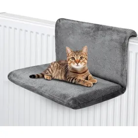Comparer les prix de Hamac Chat Radiateur - XJYDNCG - Chaud Et Confortable - 45x30cm - Gris