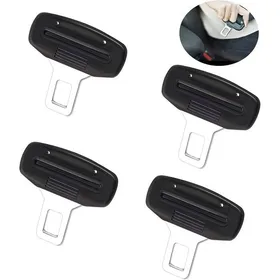Meilleurs prix pour 4PCS Bouchon Dalarme de Ceinture de Sécurité Boucle de Ceinture de Sécurité Voiture Acier Inoxydable Bouchon Dalarme de Ceinture