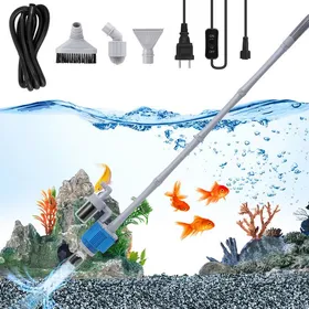 Meilleurs prix pour 6 en 1 aspirateur électrique daquarium 28 W – Siphon kit de nettoyage pour changement deau et lavage du sable
