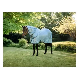 Meilleurs prix pour Couverture anti-mouches pour cheval Horseware Amigo integrated - Bleu - 145 cm