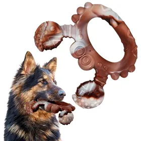 Meilleurs prix pour Jouet à Mâcher Indestructible Crabe Nylon Saveur Bœuf - Résistant pour Chien Moyen/Grand Nettoie les Dents et Apaise
