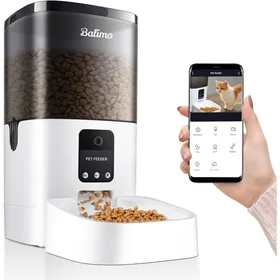 Comparer les prix de DISTRIBUTEUR DALIMENT - AMIS - Distributeur Croquettes Chat avec Caméra 1080P2.4G WifiApp Vidéo4LEnregistrement Vocal - Noir