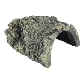 Meilleurs prix pour Grotte de cachette pour poissons, aquarium, tortue, reptile, se prélassant, décoration d'habitat (grande taille)