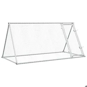 Meilleurs prix pour Meilleures Poulailler-Enclos-Cage pour poules - argenté 200x105x91 cm - acier galvanisé SSD5729668