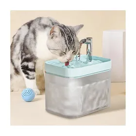 Meilleurs prix pour Fontaine a Eau Chat Pompe à Eau Silencieuse Filtre à Circulation Automatique pour Animaux Compagnie pour Animaux de Compagnie