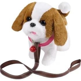 Meilleurs prix pour électronique en Peluche pour Chien Chiot Robot Réaliste s Chiens Animal de Compagnie B-chien B-chien Électrique Imitant le  LAISSE