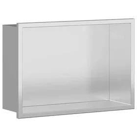Comparer les prix de BONNIE®Niche de douche - Résistant aux éclaboussures - Argent 30x20x9.5 cm Acier inoxydable FR167346