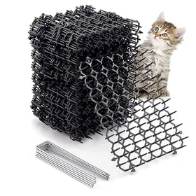 Meilleurs prix pour Lot de 12 tapis répulsifs pour chat avec pointes 155 x 20 cm anti-creusement protection de la pelouse et du jardin ODIPIE
