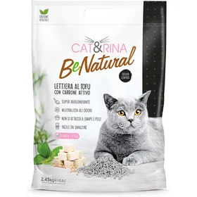 Meilleurs prix pour Benatural litière chat tofu 55 L végétale charbon actif agglomérante jusqu’à 30 jours jetable toilettes
