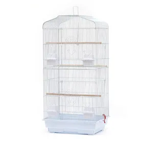 Meilleurs prix pour KEDIA Cage à Oiseaux de Petite à Moyenne TailleBlanc avec Poignée de Transport Pratique Facile à Nettoyer Robuste et Durable