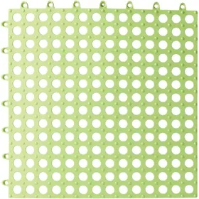 Meilleurs prix pour Tapis de fond pour cage à lapin avec trou rond ventilé tapis de repos pour lapin hamster rat vert
