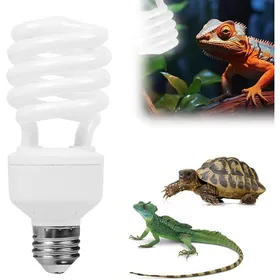 Comparer les prix de Ampoule UVB 10.0 - 1 Unité - Verre Spiralé - Émission UVA UVB - Reptiles et Tortues - E27 26W MICRODERMABRASION